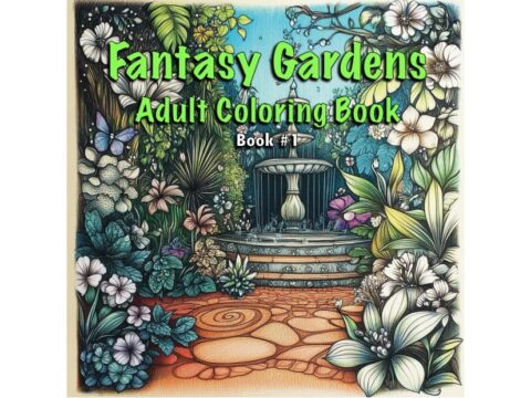 Adult Coloring Book 1 Cover