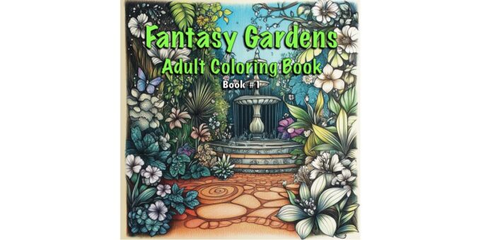 Adult Coloring Book 1 Cover