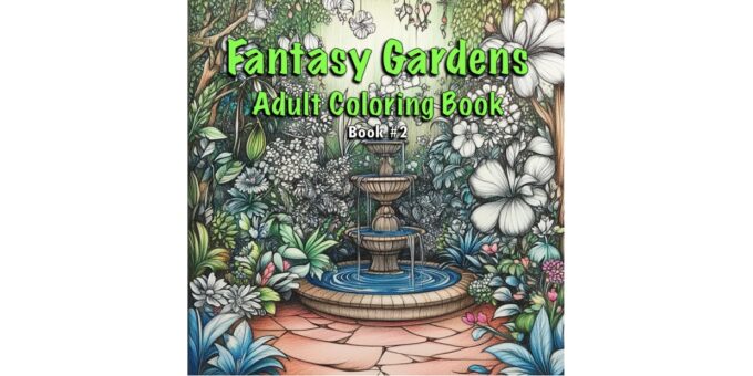 Adult Coloring Book 2 Cover