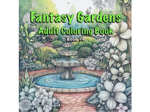Adult Coloring Book 4 Cover