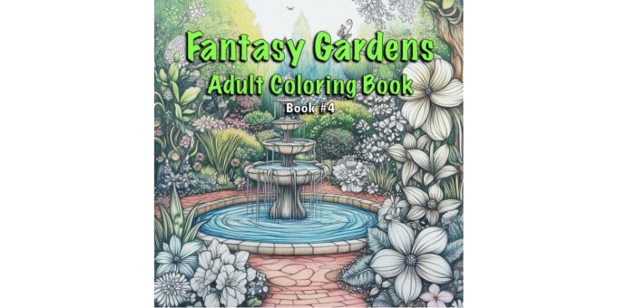 Adult Coloring Book 4 Cover
